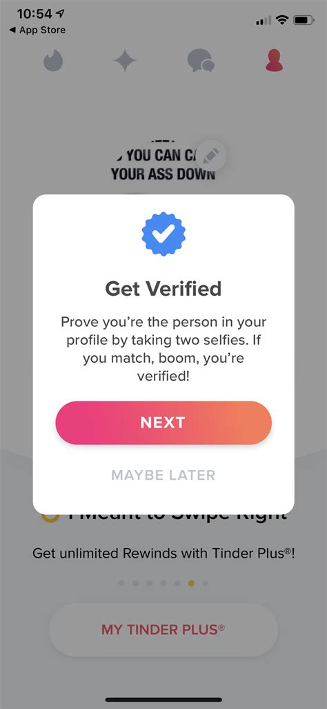 What does the double blue check mark mean on tinder - 